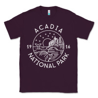 Plum a.ca.di.a national park 1916 mai.ne bar harbor t sh Classic Tee - artisFamous