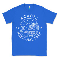 True Royal a.ca.di.a national park 1916 mai.ne bar harbor t sh Classic Tee - artisFamous
