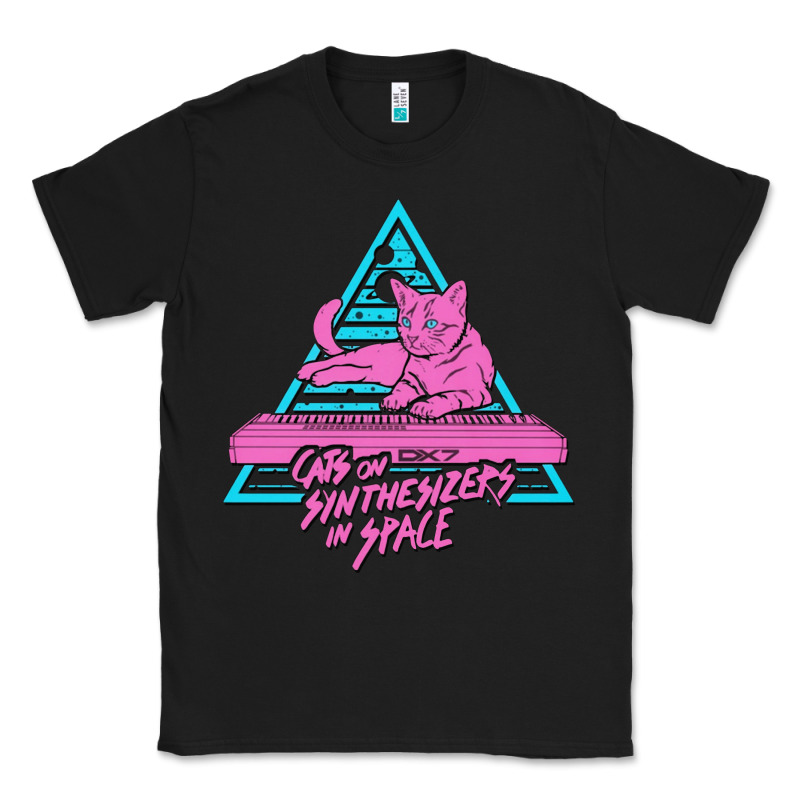 Cats On Synthesizers In Space Classic Tee by artisFamous | Teevron