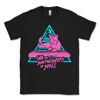 Black Cats on Synthesizers in Space Classic Tee - artisFamous