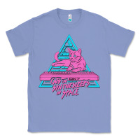 Colony Blue Cats on Synthesizers in Space Classic Tee - artisFamous