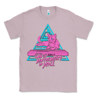 Lilac Cats on Synthesizers in Space Classic Tee - artisFamous