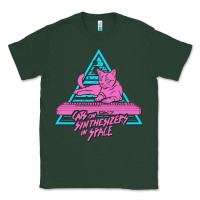 Sports Green Cats on Synthesizers in Space Classic Tee - artisFamous