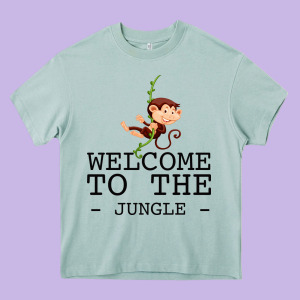 Welcome To The Jungle Heavy Core Tee Designed By Bettercallsaul