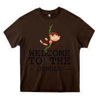 Chocolate Brown Welcome To The Jungle Heavy Core Tee - Bettercallsaul