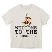 Cream Welcome To The Jungle Heavy Core Tee - Bettercallsaul