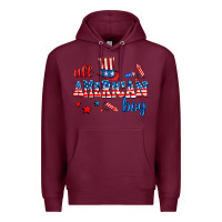 Burgundy all american boy Premium Hoodie - AdoDesignShop