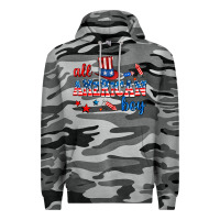 Slate Camo all american boy Premium Hoodie - AdoDesignShop