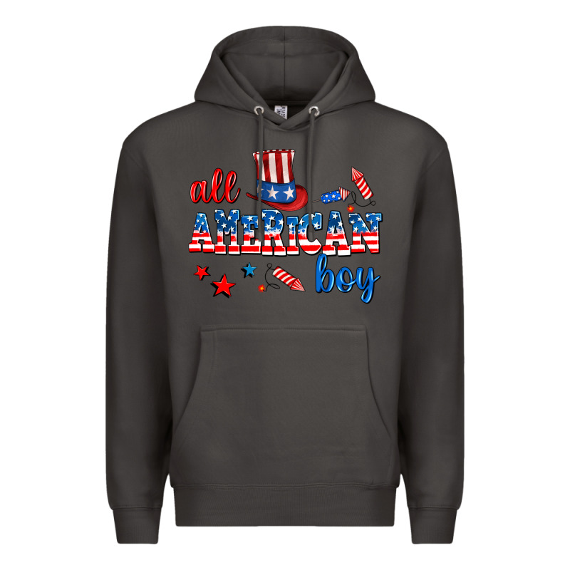 All American Boy Premium Hoodie by AdoDesignShop | Teevron