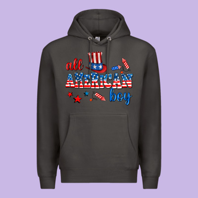 All American Boy Premium Hoodie Designed By Adodesignshop