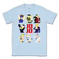 Dusty Blue jojo adventure Classic Tee - artisFamous