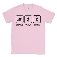 Bubblegum Pink crawl walk spike volleyball Classic Tee - artisFamous