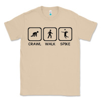 Mushroom crawl walk spike volleyball Classic Tee - artisFamous