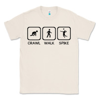 Natural crawl walk spike volleyball Classic Tee - artisFamous