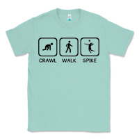 Seafoam crawl walk spike volleyball Classic Tee - artisFamous
