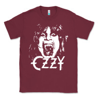 Burgundy crazy train vintage rock Classic Tee - artisFamous