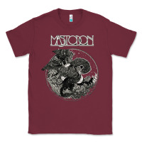 Burgundy mastodon Classic Tee - artisFamous