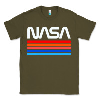 Army Green vintage retro nasa Classic Tee - artisFamous