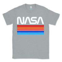 Heather Grey vintage retro nasa Classic Tee - artisFamous