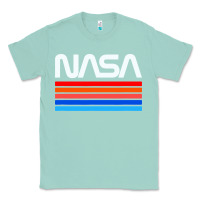 Seafoam vintage retro nasa Classic Tee - artisFamous
