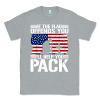 Heather Grey if the flag offends you Classic Tee - artisFamous