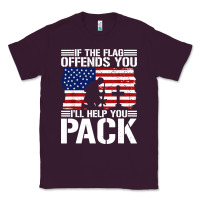 Plum if the flag offends you Classic Tee - artisFamous