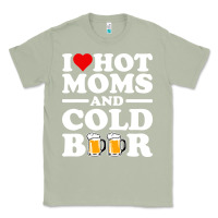 Matcha i love heart hot moms cold beer funny adult drinking joke Classic Tee - artisFamous
