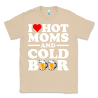 Mushroom i love heart hot moms cold beer funny adult drinking joke Classic Tee - artisFamous