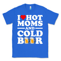 True Royal i love heart hot moms cold beer funny adult drinking joke Classic Tee - artisFamous