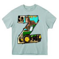 Arona farm life alphabet lowercase letters z Heavy Core Tee - BundleAndBundleShop