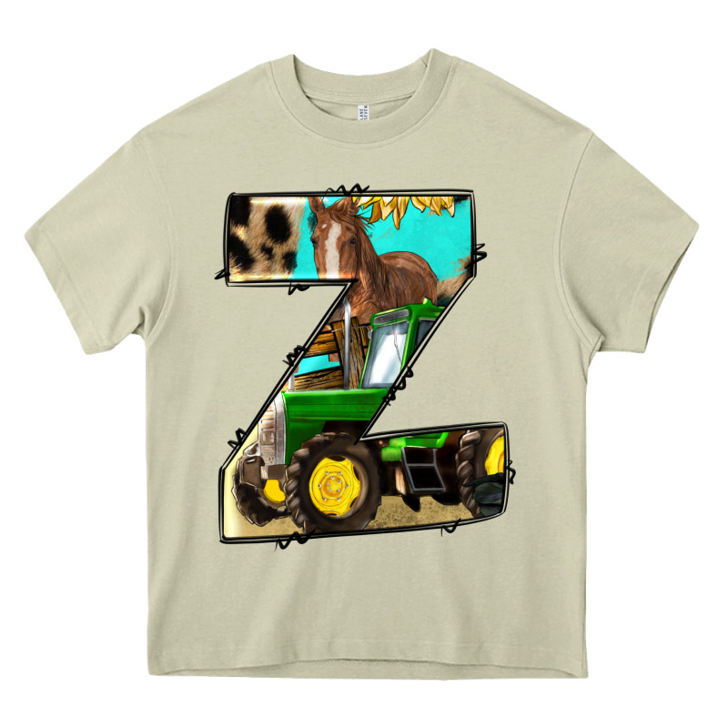 Farm Life Alphabet Lowercase Letters Z Heavy Core Tee by BundleAndBundleShop | Teevron