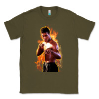 Army Green bruce leroy Classic Tee - artisFamous