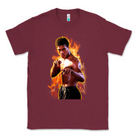 Burgundy bruce leroy Classic Tee - artisFamous