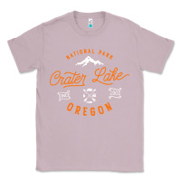 Lilac crater lake oregon national park vintage retro Classic Tee - artisFamous