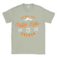 Matcha crater lake oregon national park vintage retro Classic Tee - artisFamous