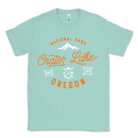 Seafoam crater lake oregon national park vintage retro Classic Tee - artisFamous