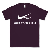 Plum jesus just praise him jesus surfed christian Classic Tee - artisFamous