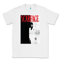 White scarface distressed movie photo Classic Tee - artisFamous