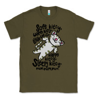 Army Green soft kitty warm kitty Classic Tee - artisFamous