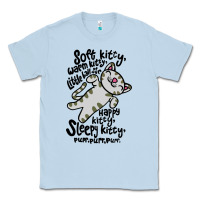 Dusty Blue soft kitty warm kitty Classic Tee - artisFamous