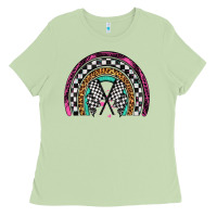 Matcha race leopard rainbow Ladies Tee - Artiststas