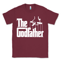 Burgundy the godfather original white title Classic Tee - artisFamous