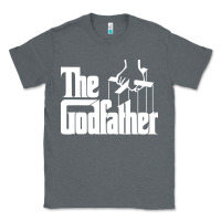 Charcoal Heather the godfather original white title Classic Tee - artisFamous