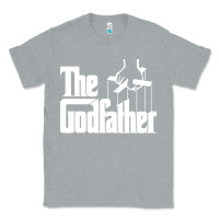 Heather Grey the godfather original white title Classic Tee - artisFamous