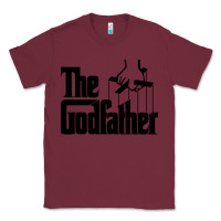 Burgundy the godfather original white title Classic Tee - artisFamous