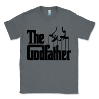 Charcoal Heather the godfather original white title Classic Tee - artisFamous