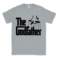Heather Grey the godfather original white title Classic Tee - artisFamous