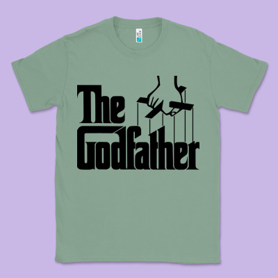 The Godfather Original White Title Classic Tee Designed By Artisfamous