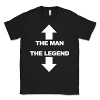 Black the man the legend funny adult humor Classic Tee - artisFamous