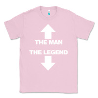 Bubblegum Pink the man the legend funny adult humor Classic Tee - artisFamous